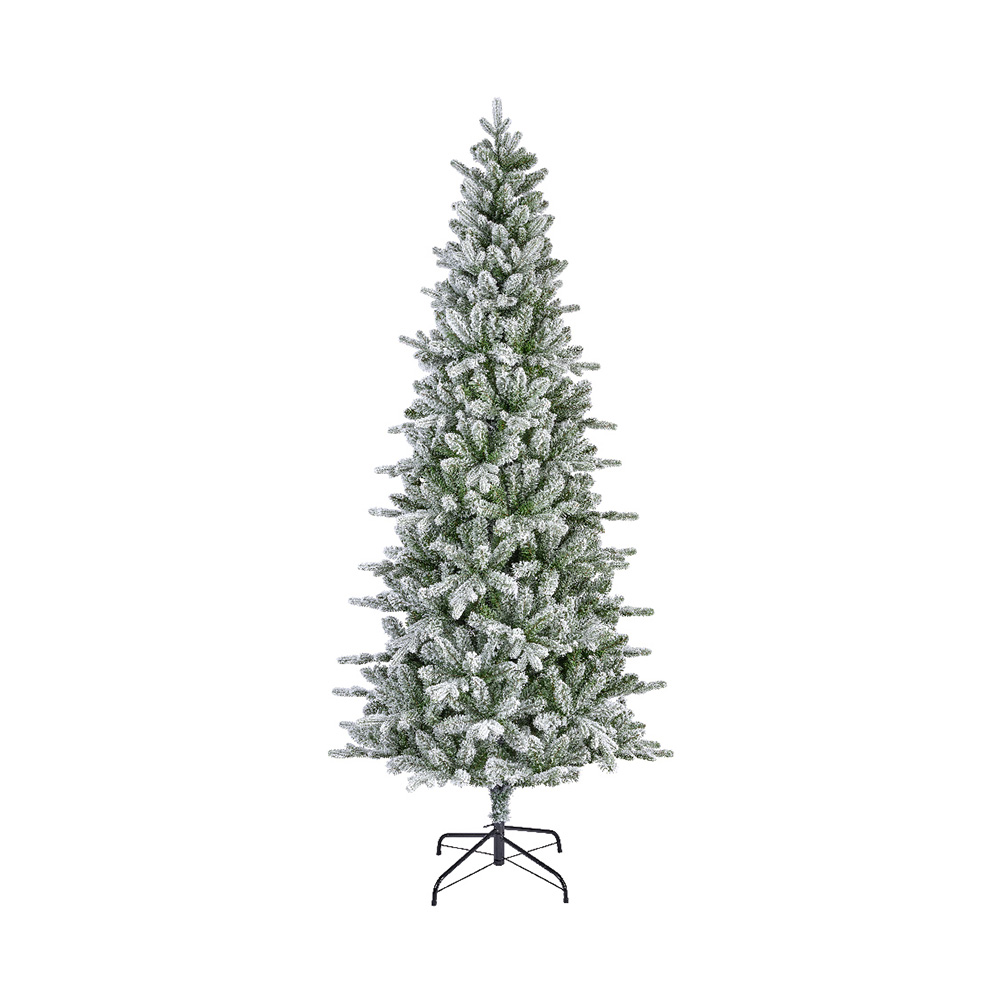Árbol navideño de 2.13 m color verde frosted slim