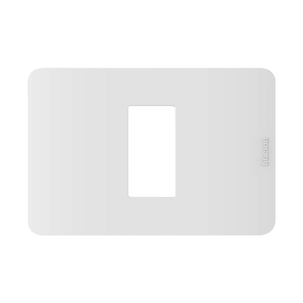 Placa sencilla blanca