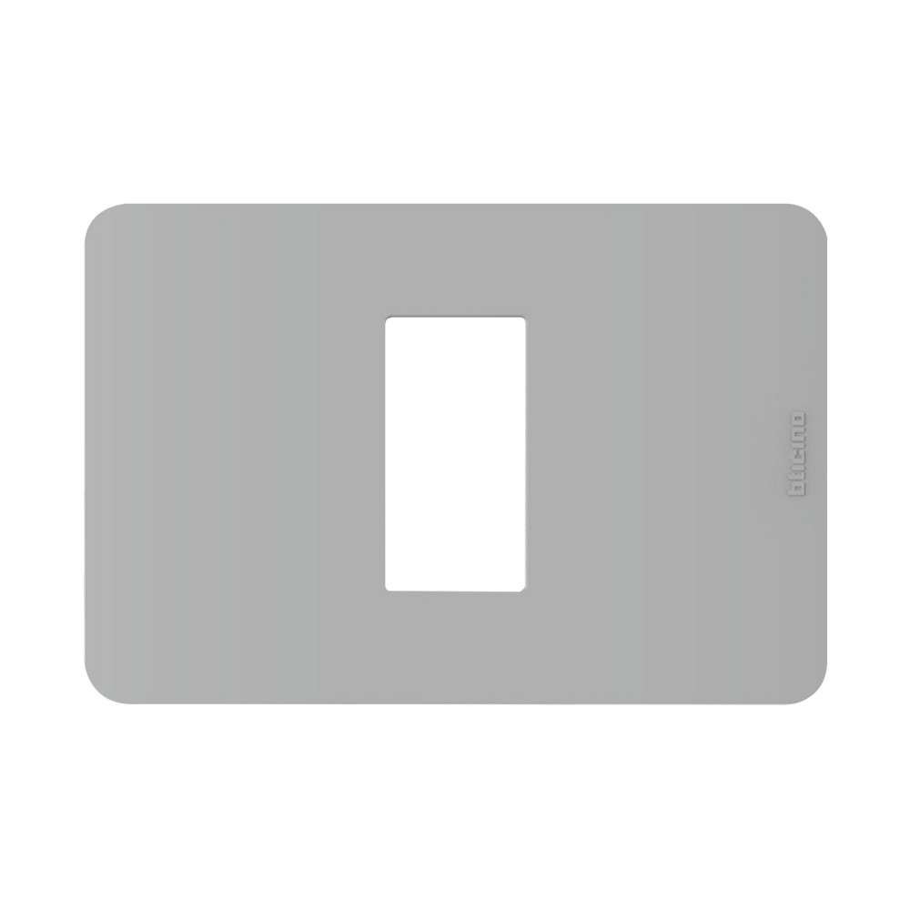 Placa sencilla gris