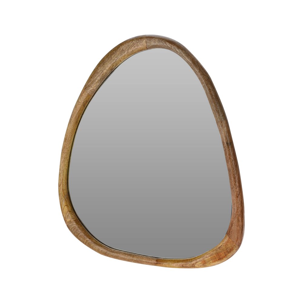 Espejo com marco de madera natural 60 cm