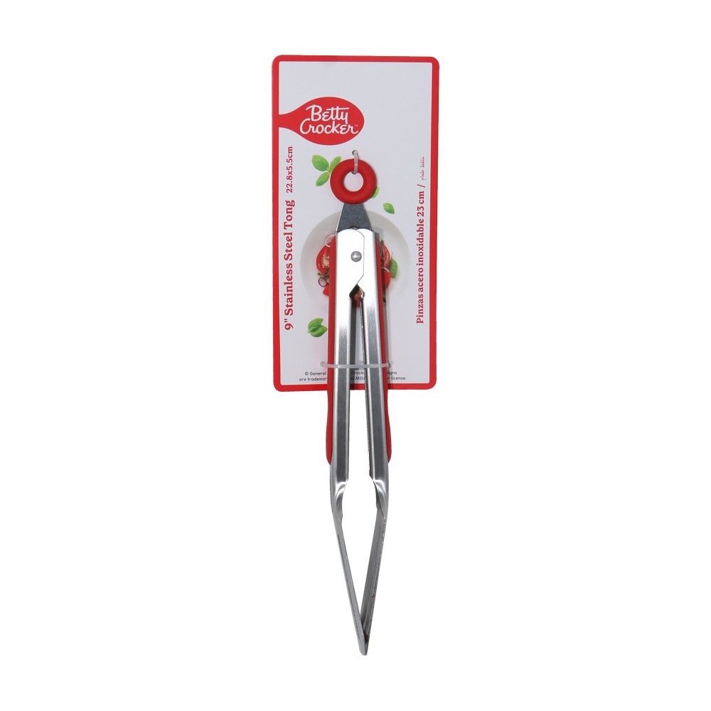 Tenaza de cocina acero inox 22.8 cm