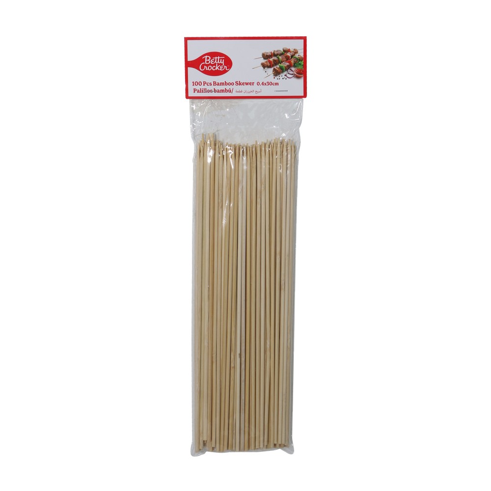 Palillos de bamboo 30 cm 100 piezas