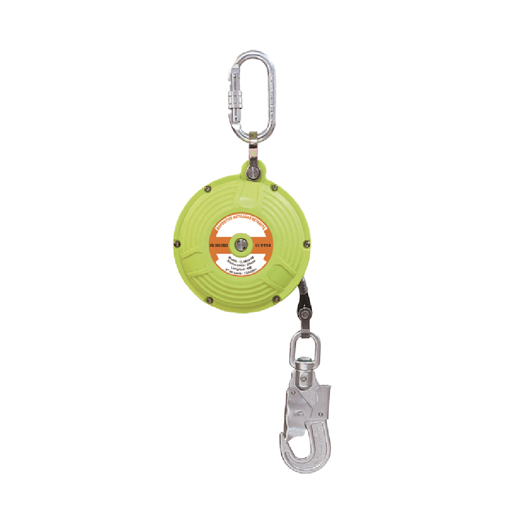 Cuerda de vida rectractil 6 m