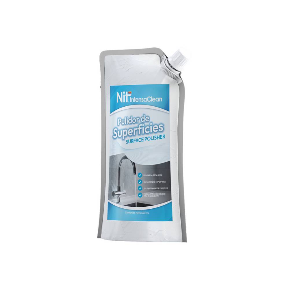 Limpiador para vidrio y metal 450 ml intensaclean