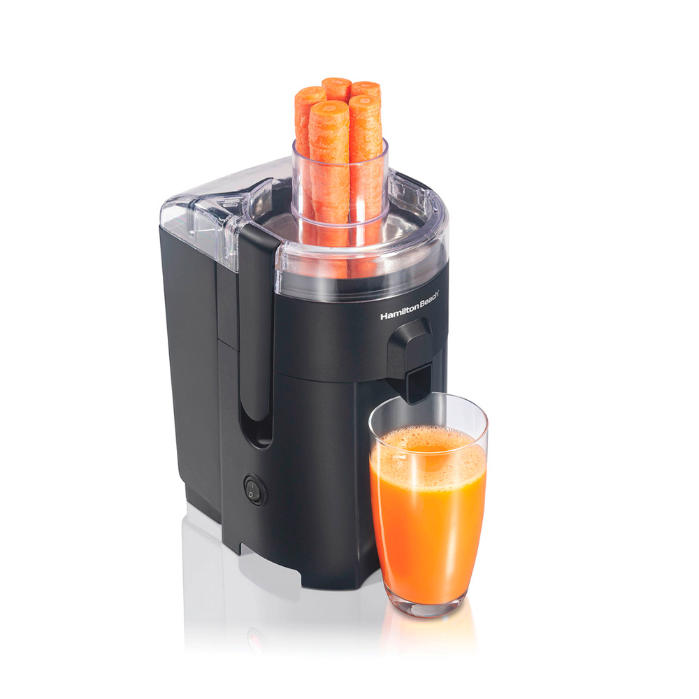 Extractor de jugo para vegetales color negro