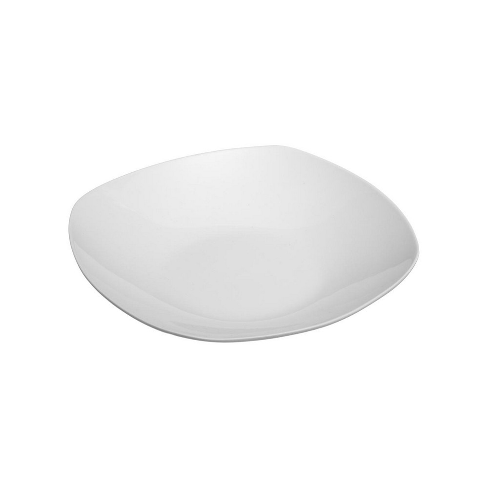 Plato ceramica para sopa 22 cm blanco