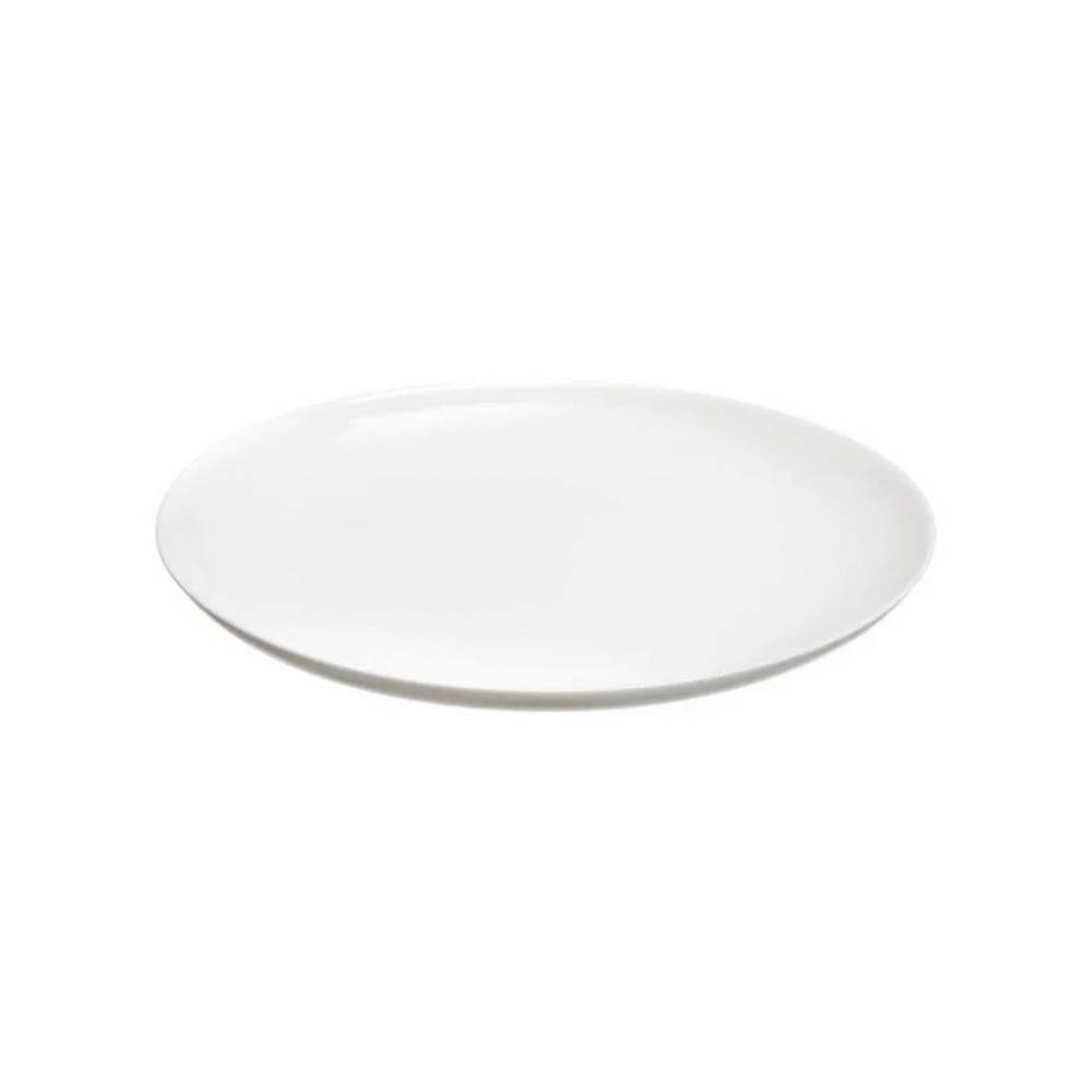 Plato ceramica 25x33 cm blanco jeanne