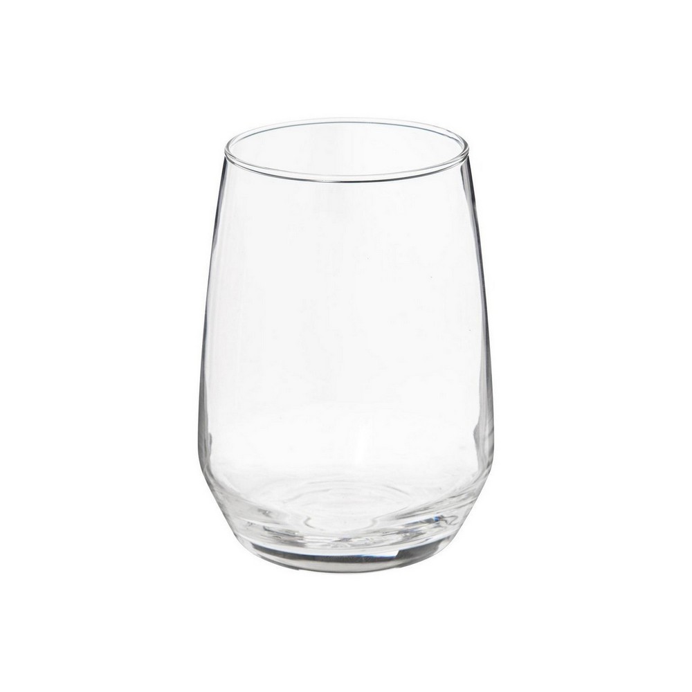 Vaso de vidrio 450 ml nora 6 piezas