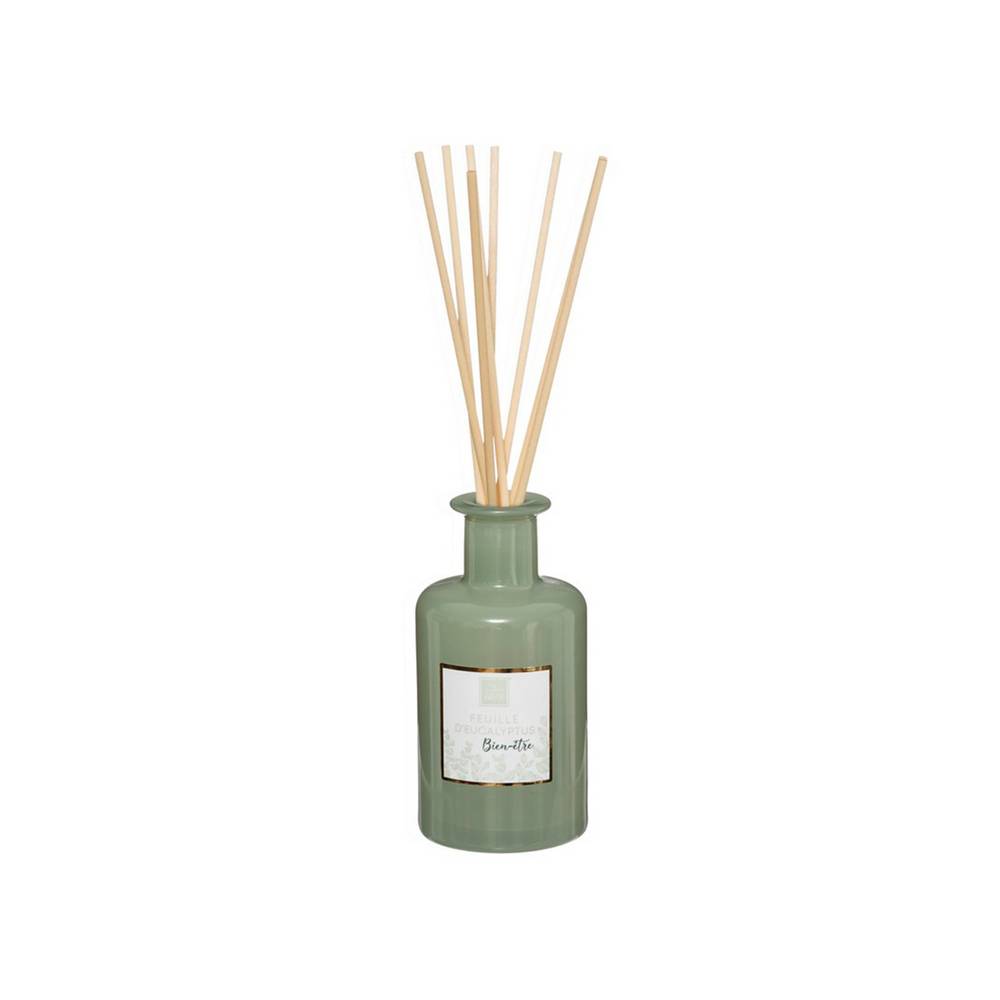 Difusor de fragancia con palillos 200 ml verde