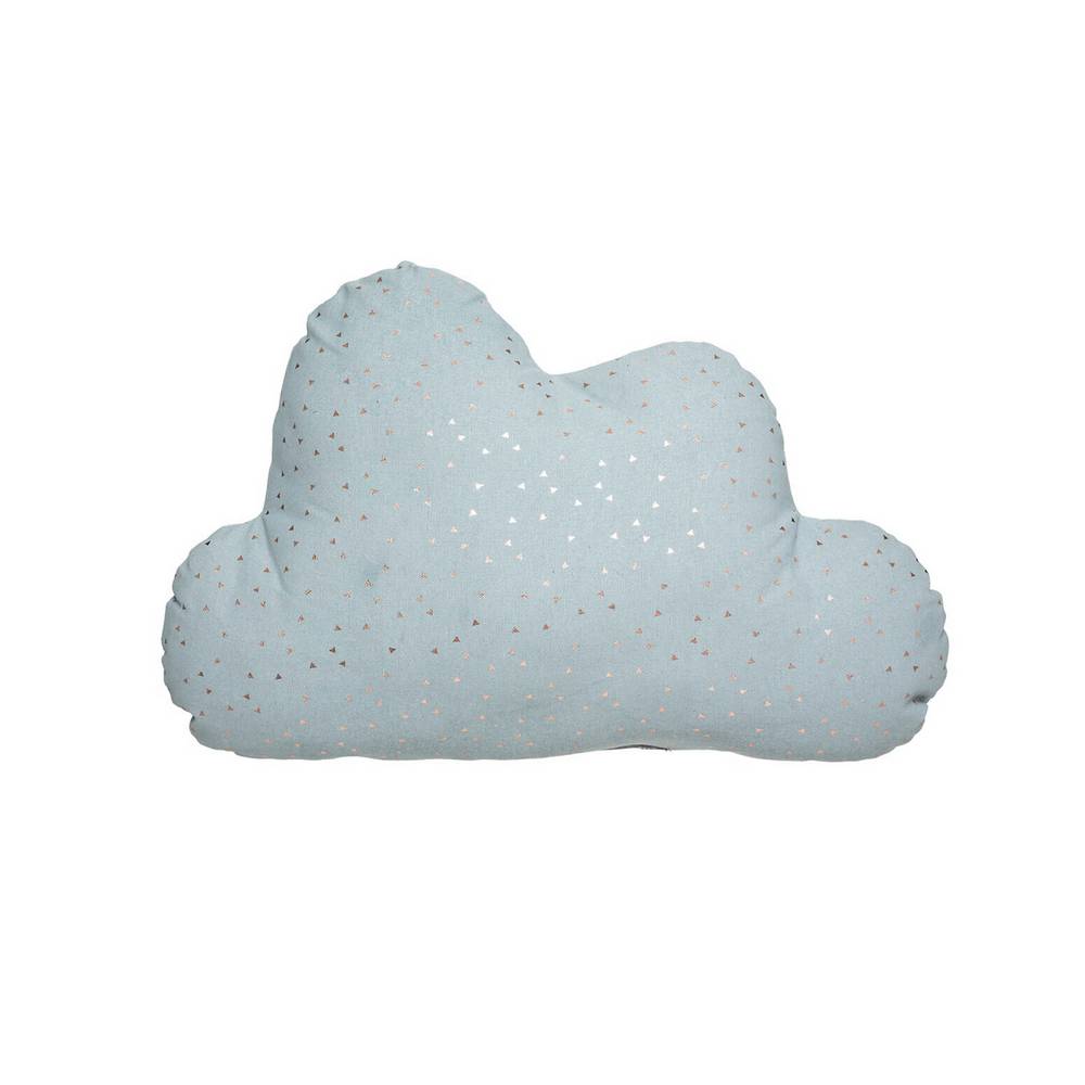 Cojin decorativo 45x13x28 cm nube celeste