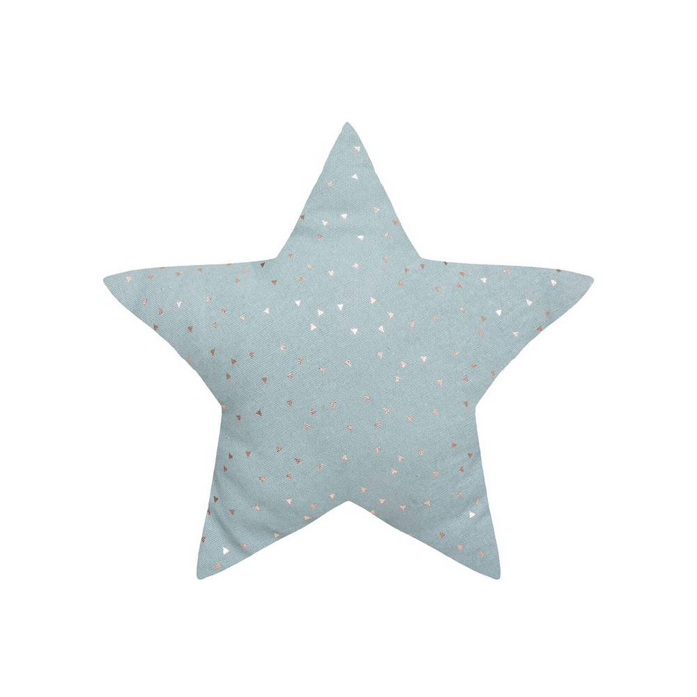 Cojín decorativo 40x3x40 cm estrella celeste atmosphera