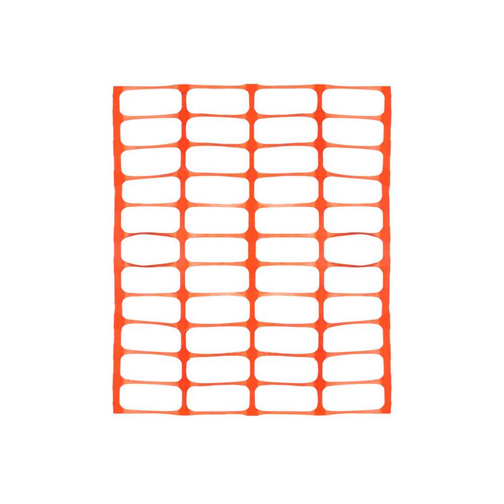 Malla de seguridad naranja 60 x 50 mm