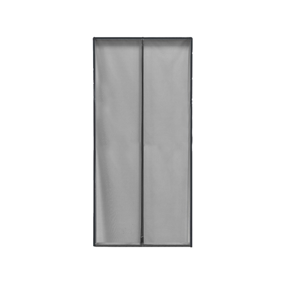 Mosquitera para puerta con cierre magnetico 1 x 2.20 m lona gris