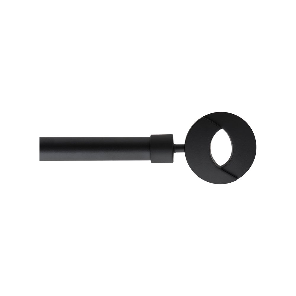 Cortinero 2.10 - 3.80 m new look negro mate