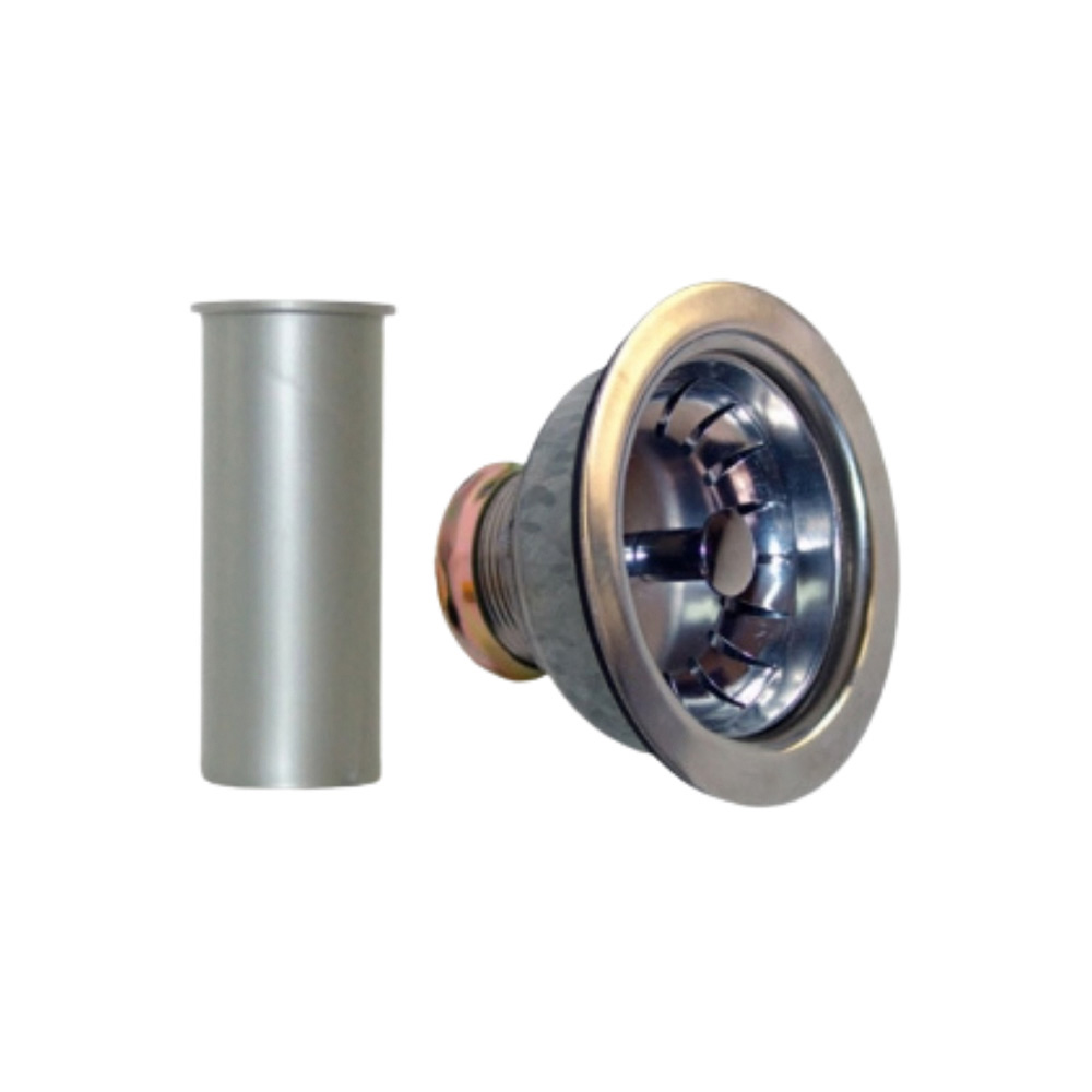 Contracanasta inox coflex con tubo ceja de plastico