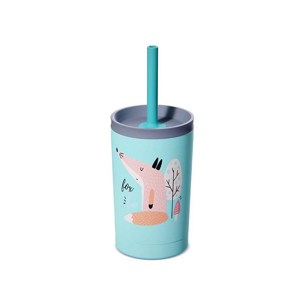 Vaso para niños de acero inoxidable aqua 12 oz