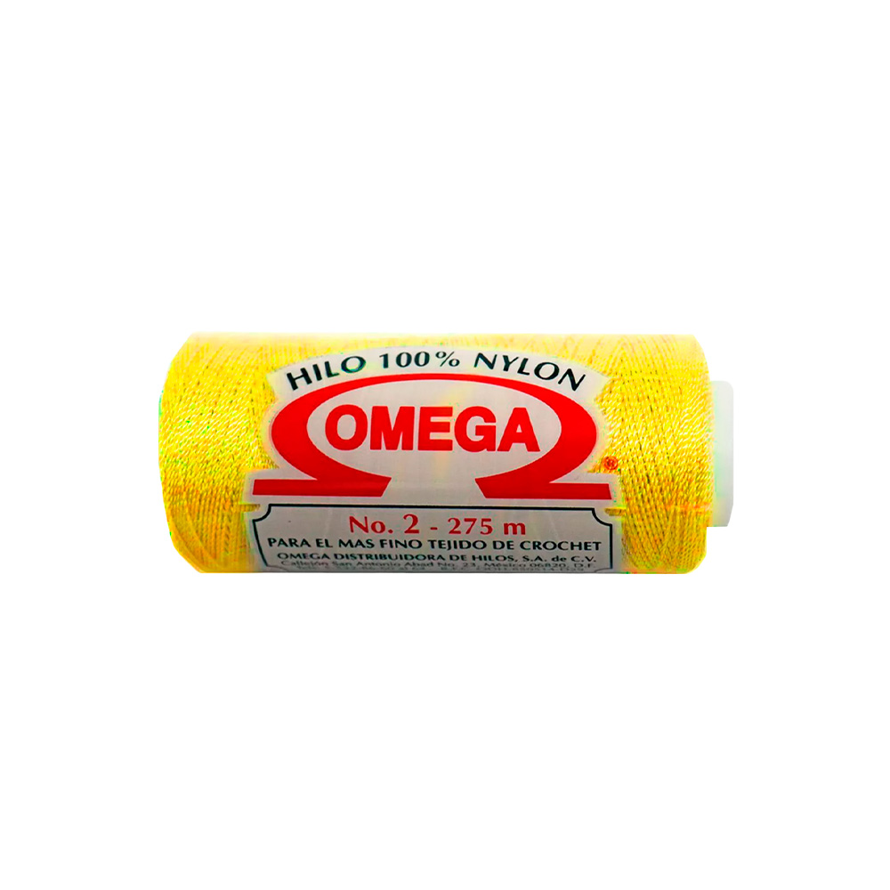 Hilo nylon pp 100gr amarillo omega