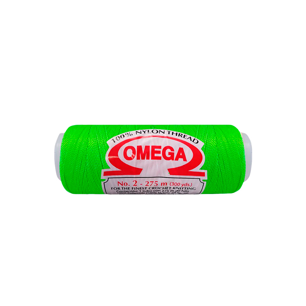 Hilo nylon pp 100gr verde fosforescente