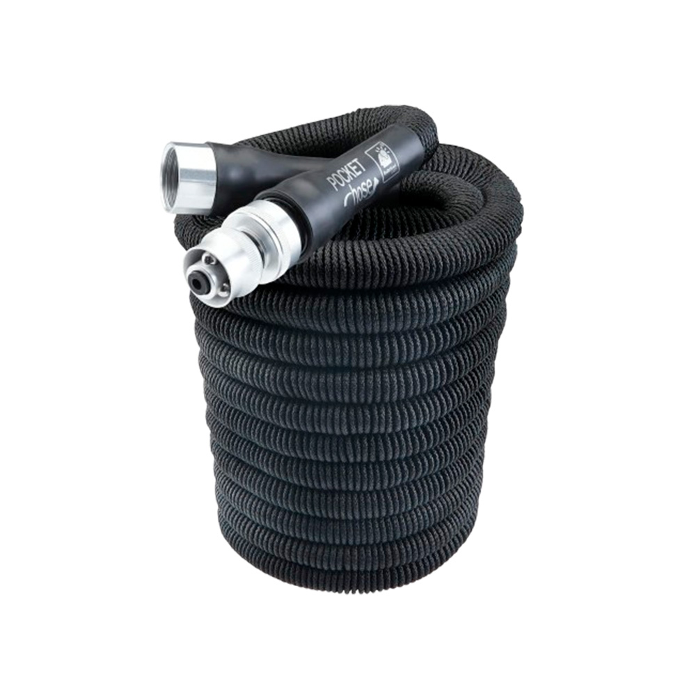 Manguera de tela expandible para jardin 3/4 pulg x 75 pies (19.05 mm x 22.86 m)