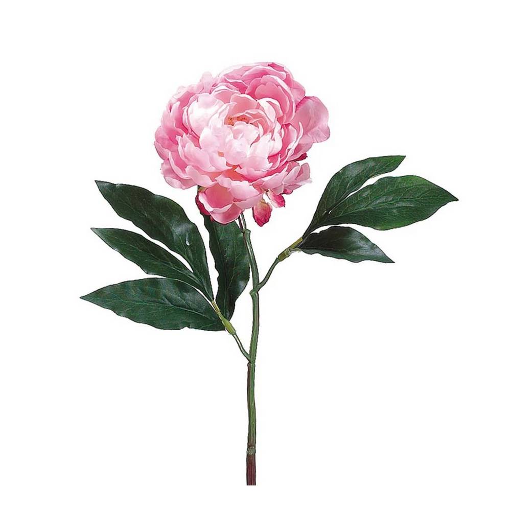 Flor artificial 46.99 cm peonia rosada