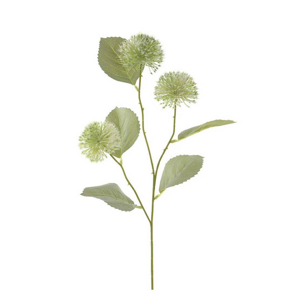 Flor artificial 66.04 cm globo verde con hojas