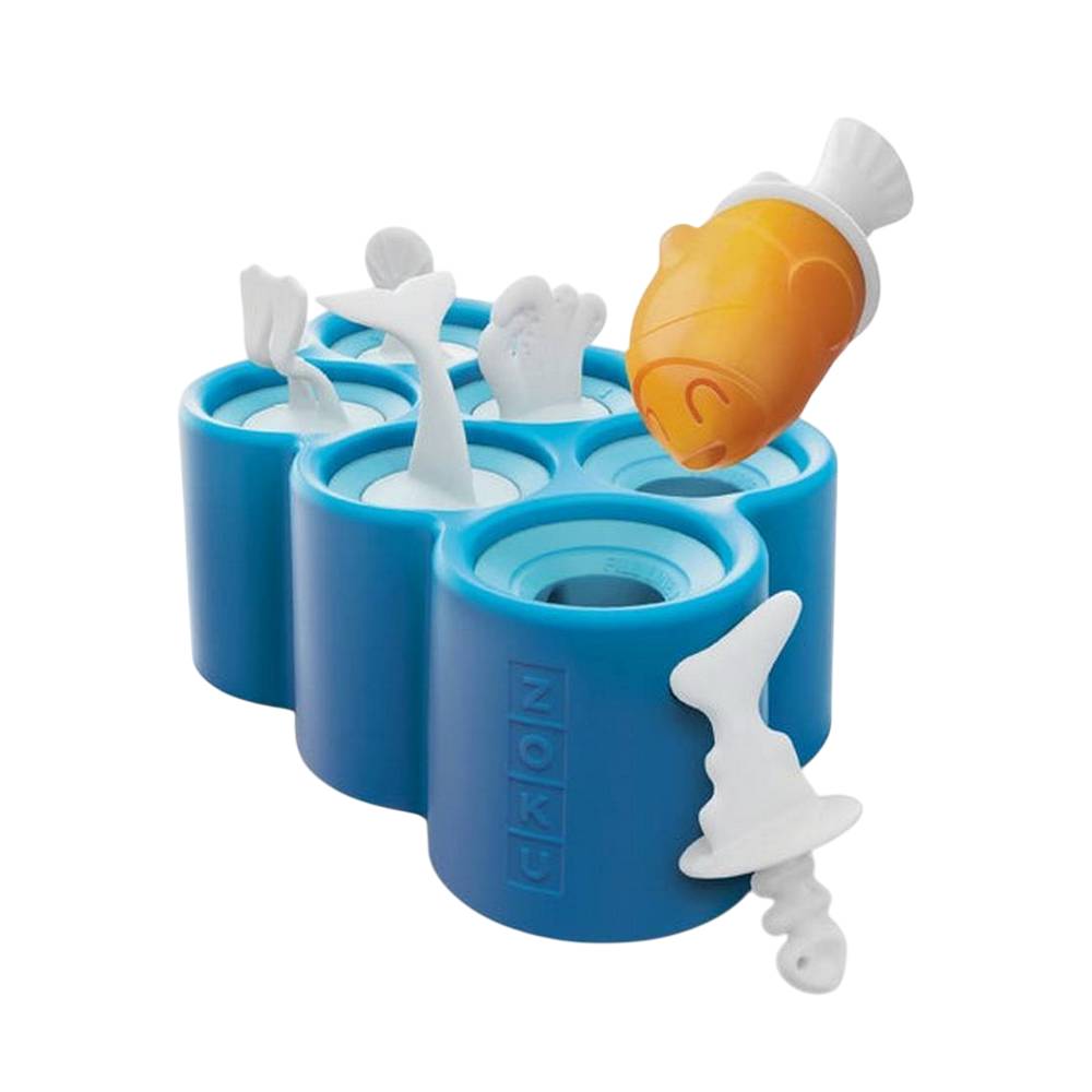 Molde para hacer paletas con diseño de figuras marinas