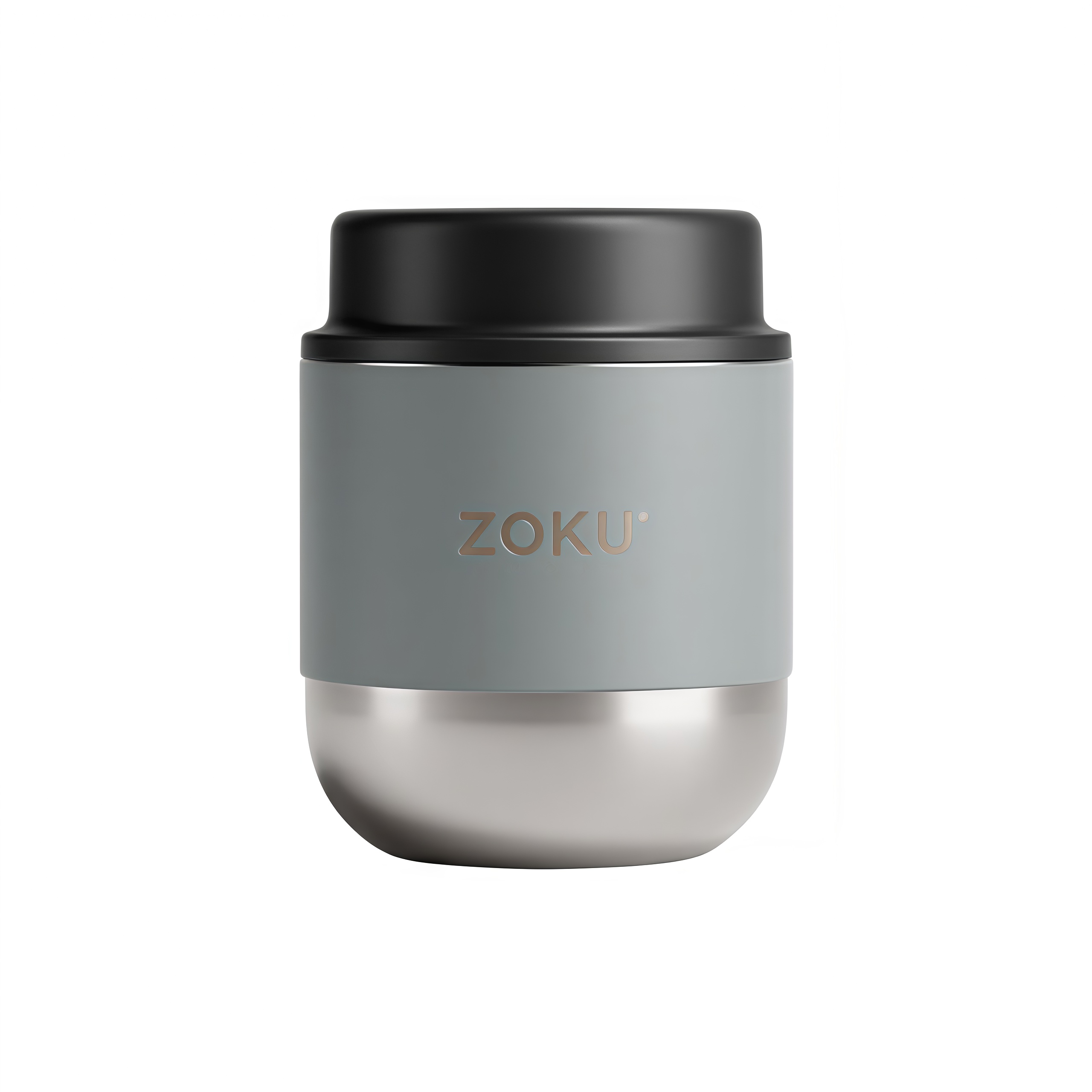 Termo para comida de 295.73 ml color gris