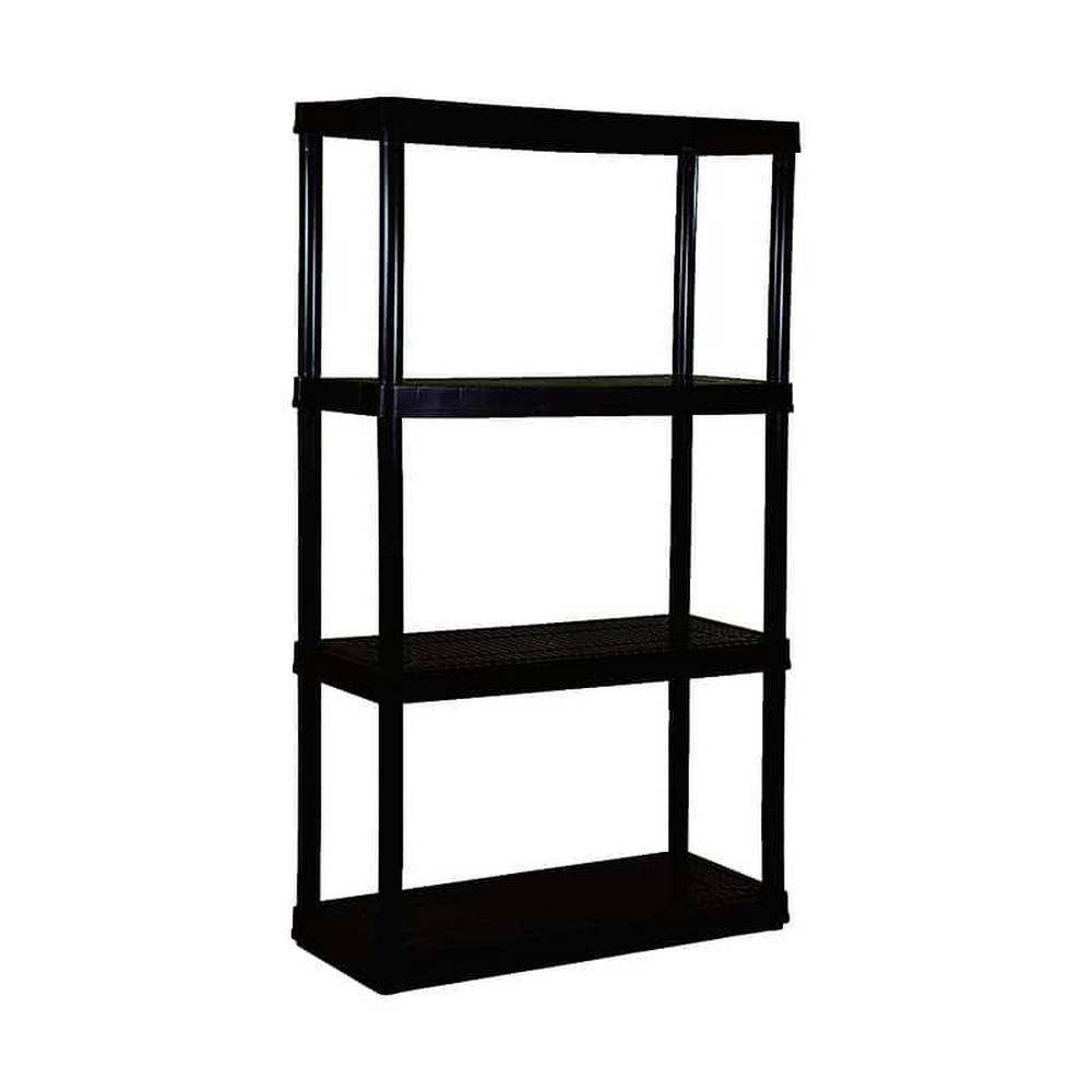 Estante multiuso plastico 4 paneles adaptables 181 kg