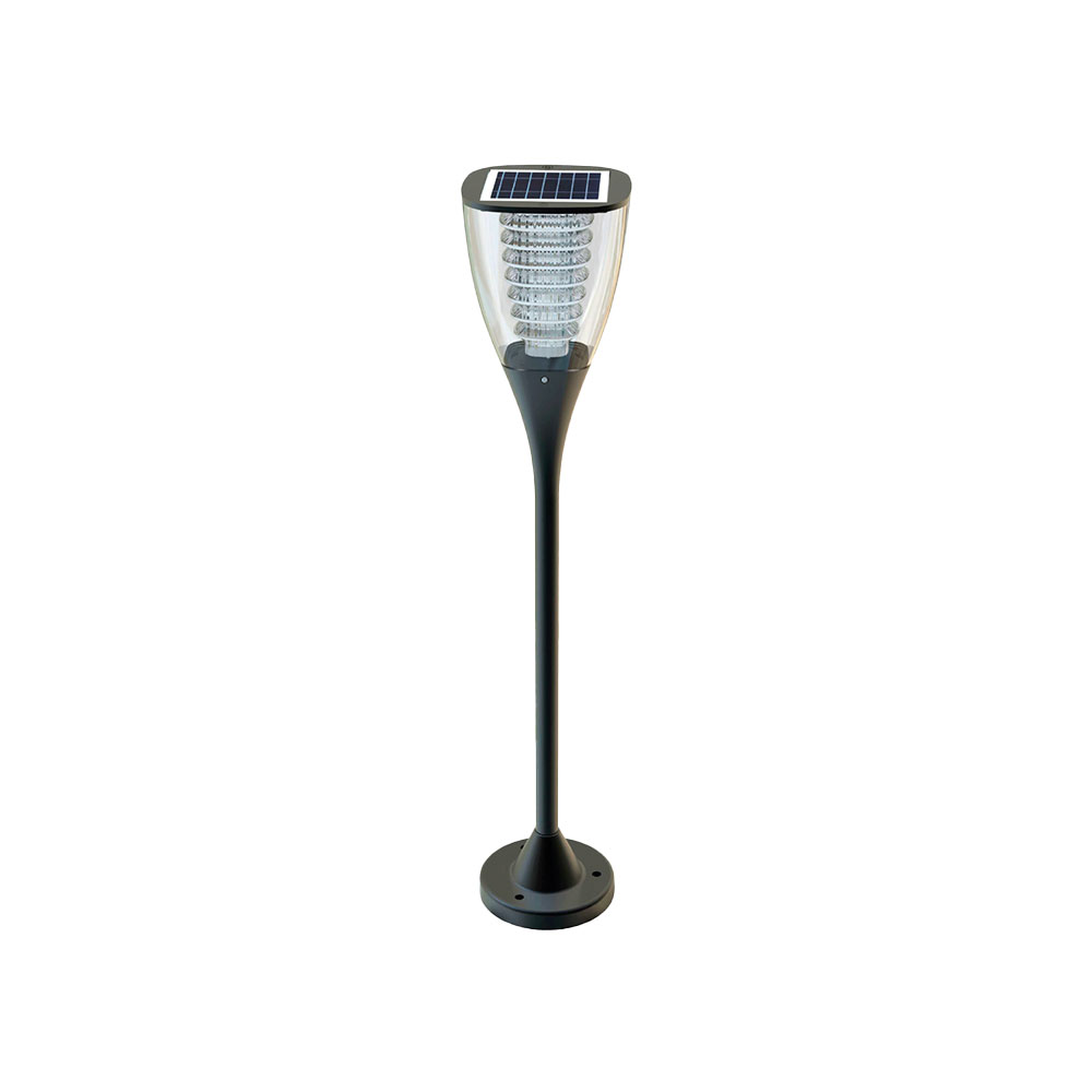 Luminaria solar 3000k 100lm ip65 solaris bollard