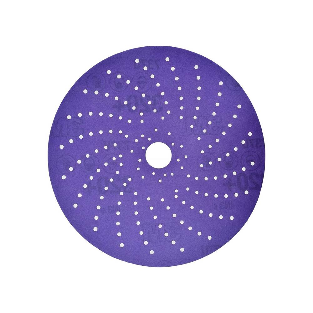 Disco de lija 6 in hookit morado p400c automotriz