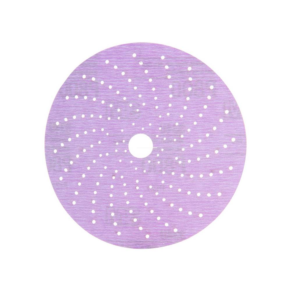 Disco de lija 6 in hookit morado p800c automotriz