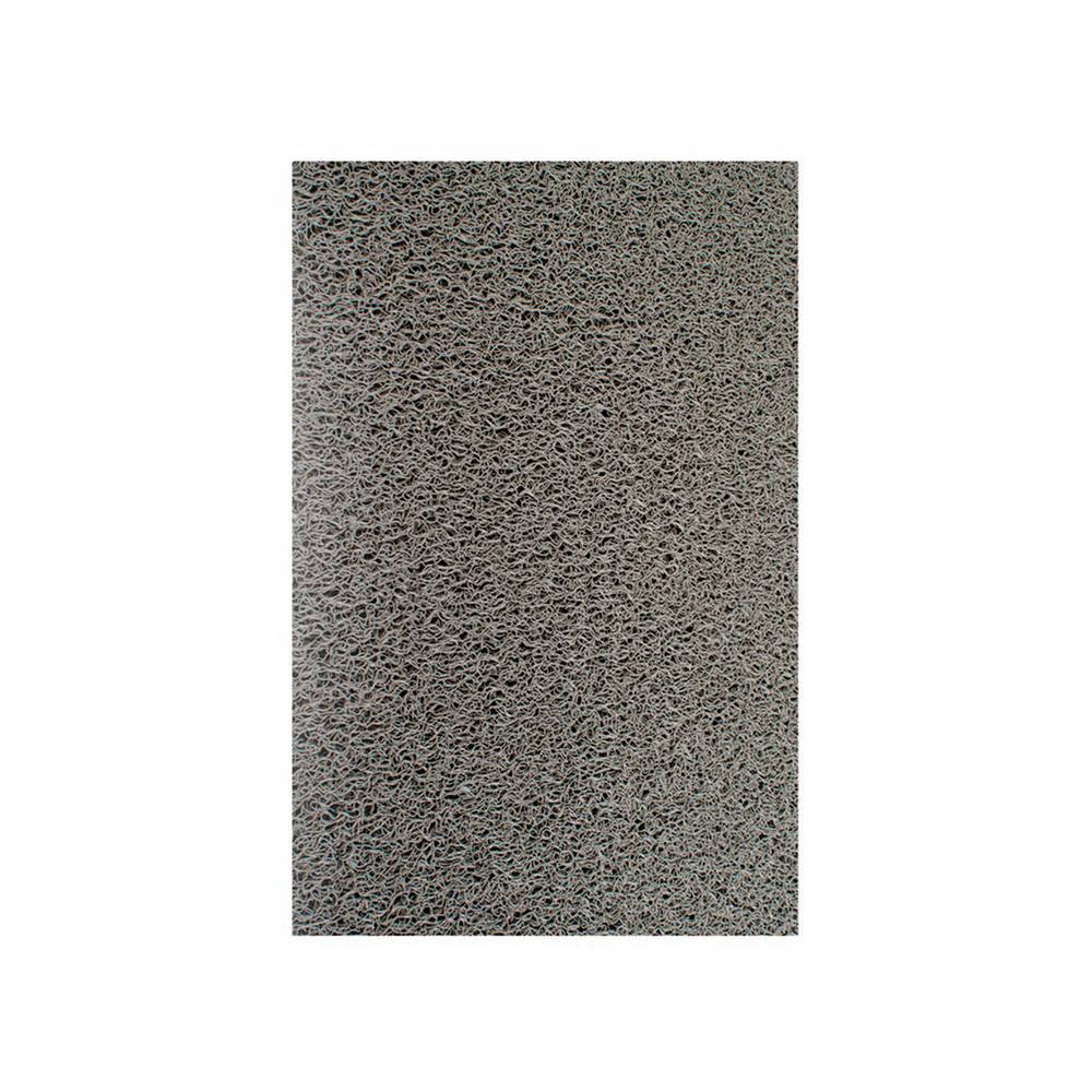 Alfombra para entrada gris 4 ft