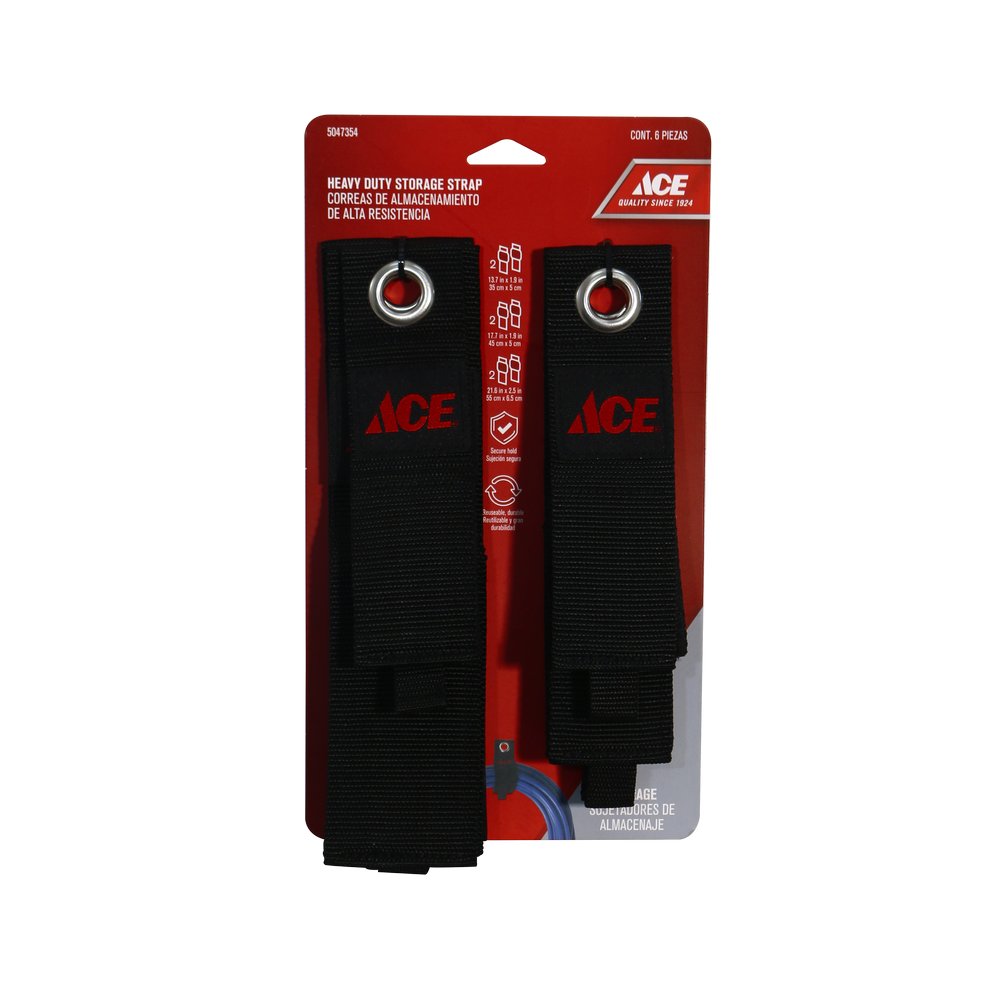 Cinta para alm namiento con anillo 35-45cm capacidad 5-9kg s-6 negro