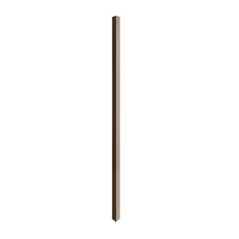 Ángulo decorativo wpc interior sandalwood