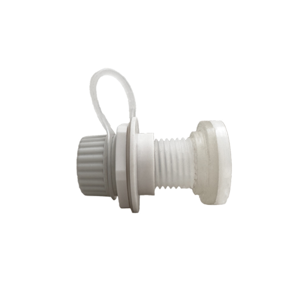 Tapon roscado para desague de hielera blanco 7/8 in