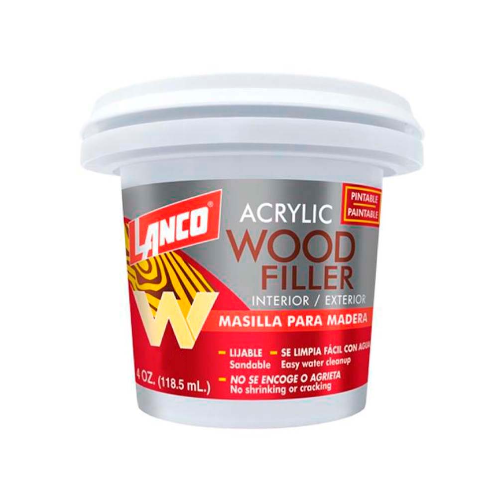 Masilla para madera caoba acrylic filler 4oz