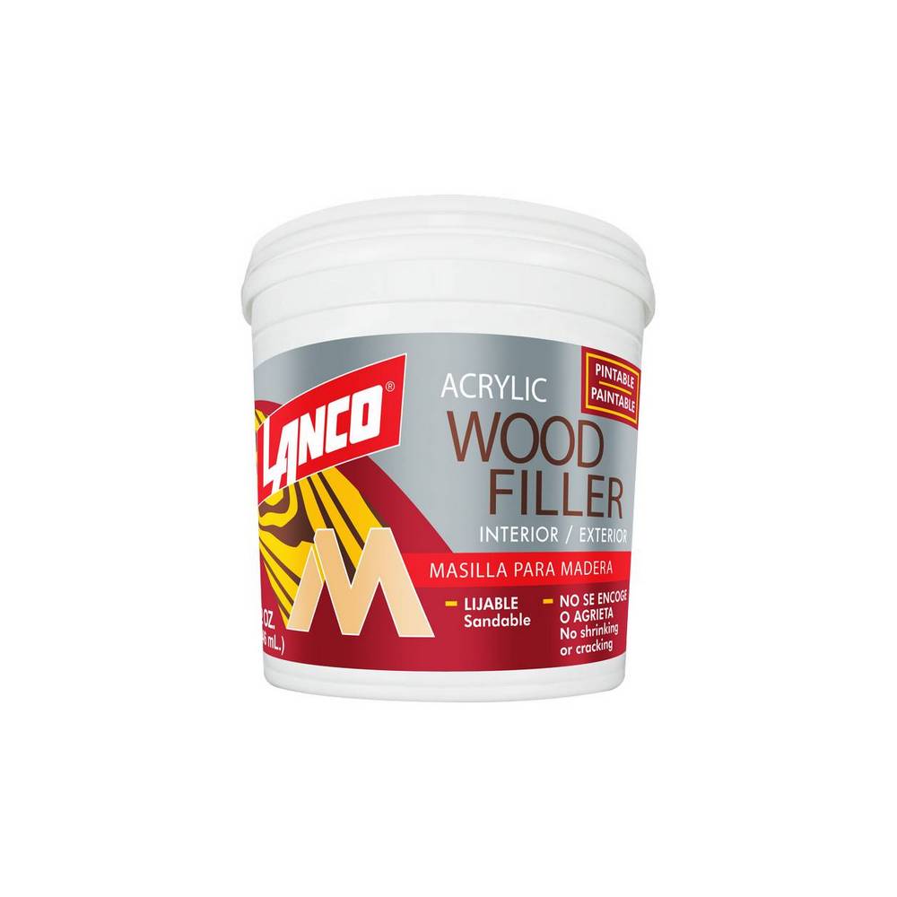 Masilla para madera base agua caoba mate wood filler 0.946 l (1-4 galón)