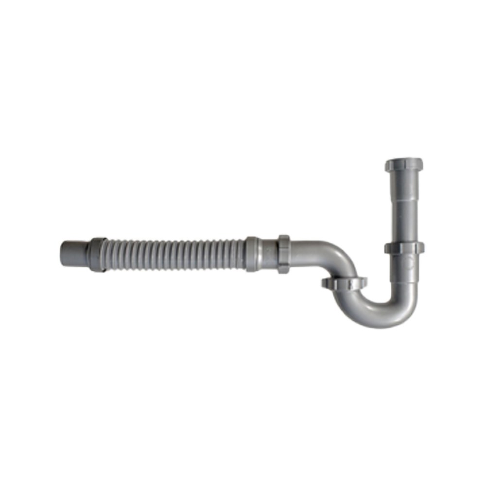 Sifon flexible plastico para lavamanos 1-1/4 pulg (31.7 mm)