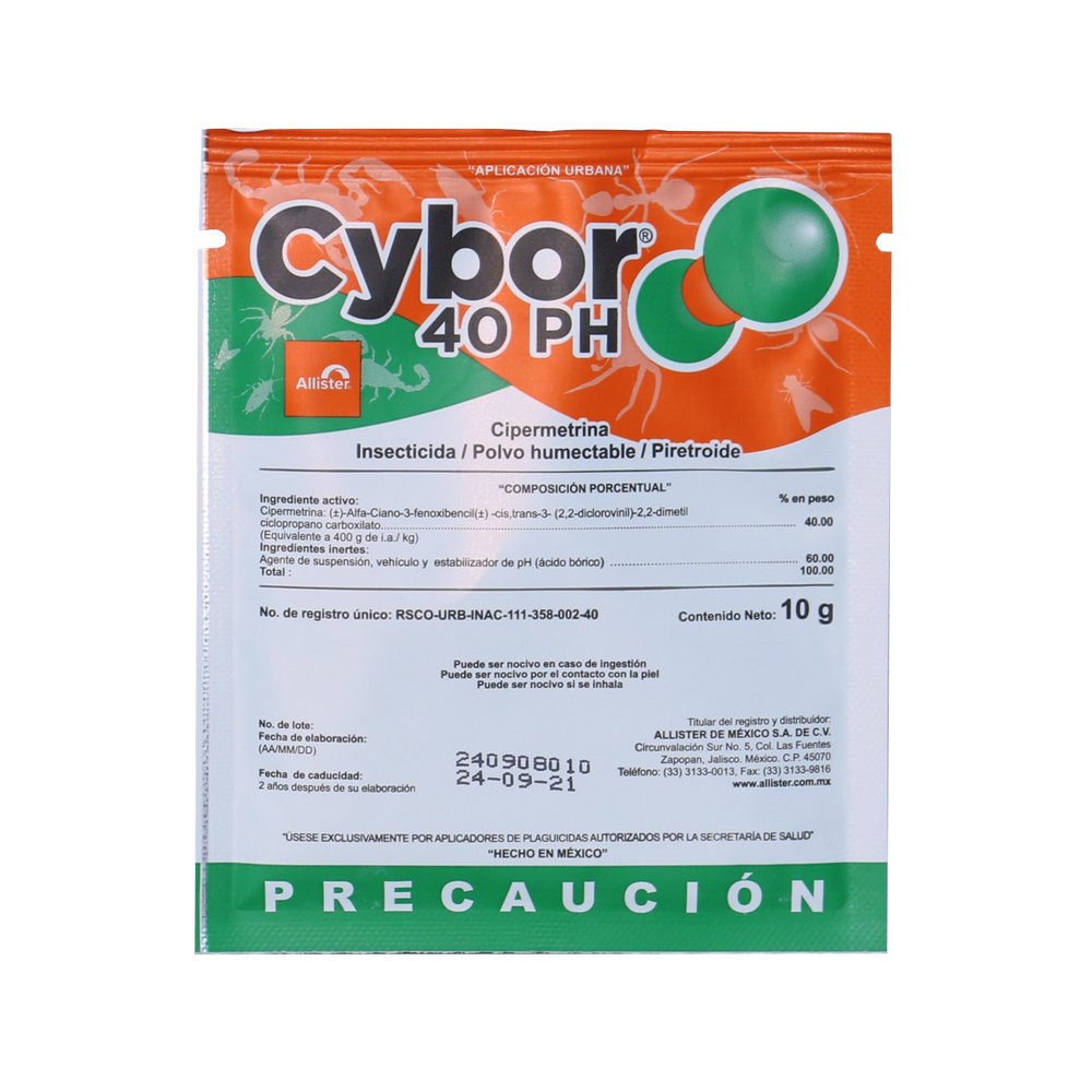 Insecticida cybor en polvo 10 g