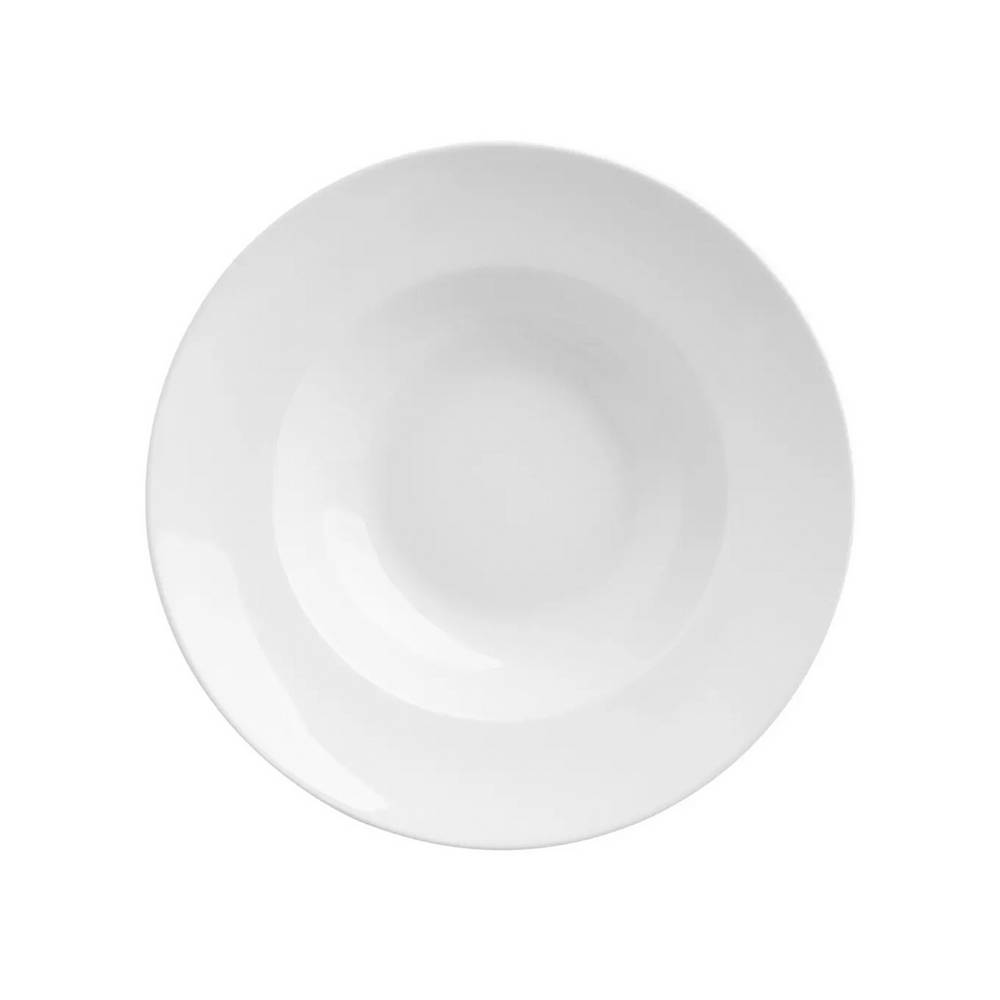 Plato de porcelana para pasta 27 cm blanco