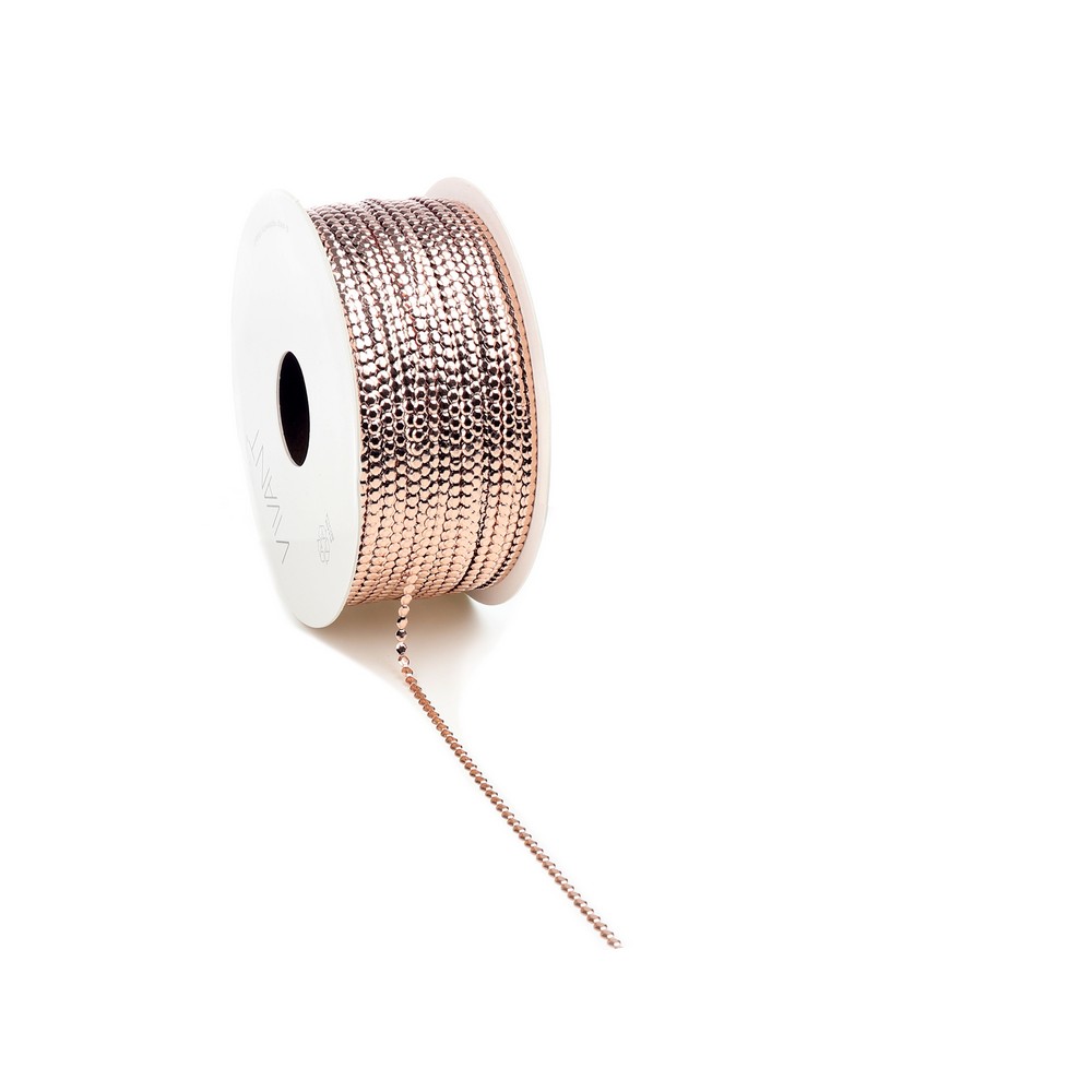 Cordon elastico navideño 15 m hhxmas rosado oro circlé