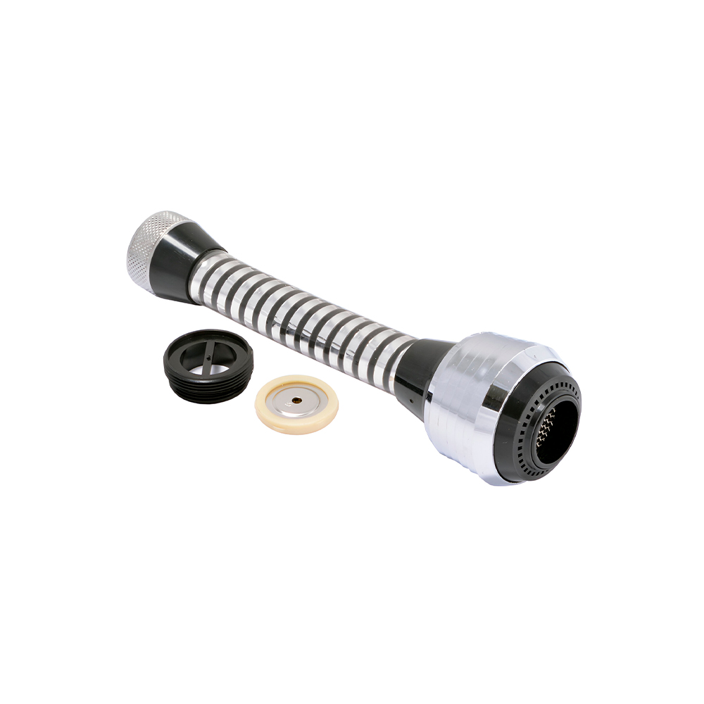 Aireador de laton cromado largo para cocina