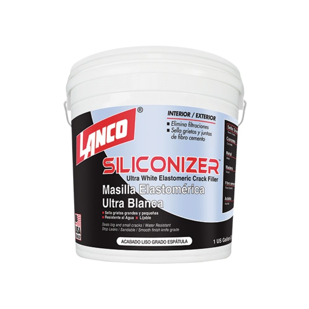 Masilla elastomerica siliconizer galon blanco