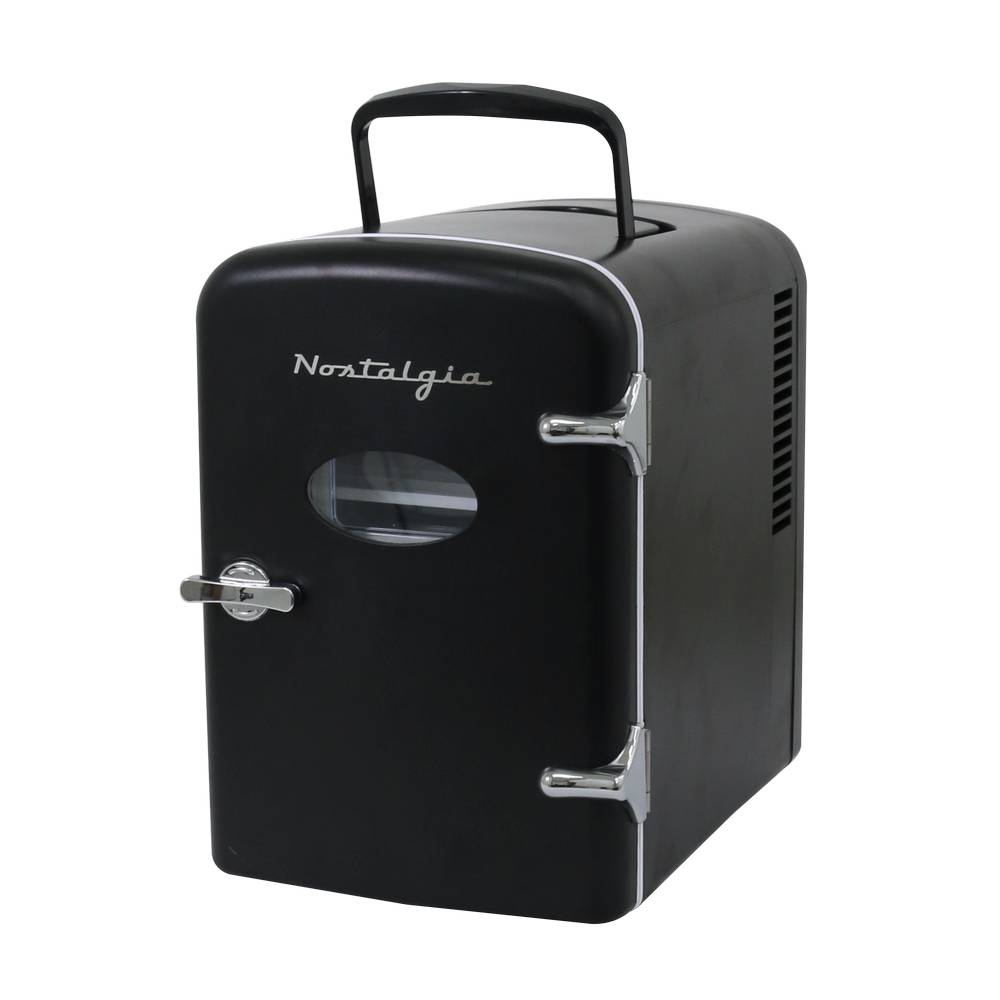 Mini refrigeradora personal retro 27.1x28.7x25.1 cm