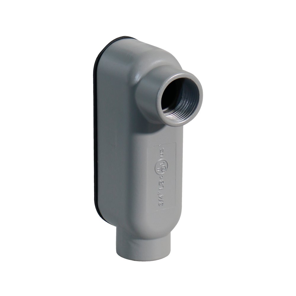 Cuerpo conduit lb 3/4 pulg (19.05 mm) con empaque