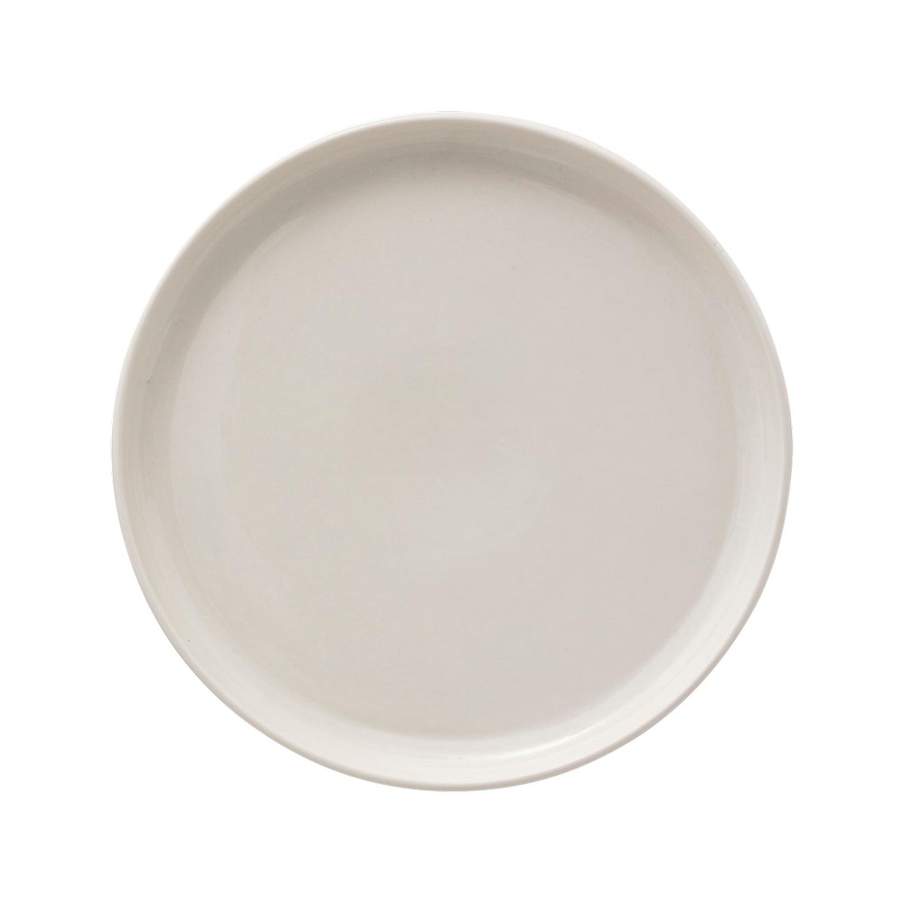 Plato redondo de porcelana 27 cm nora blanco