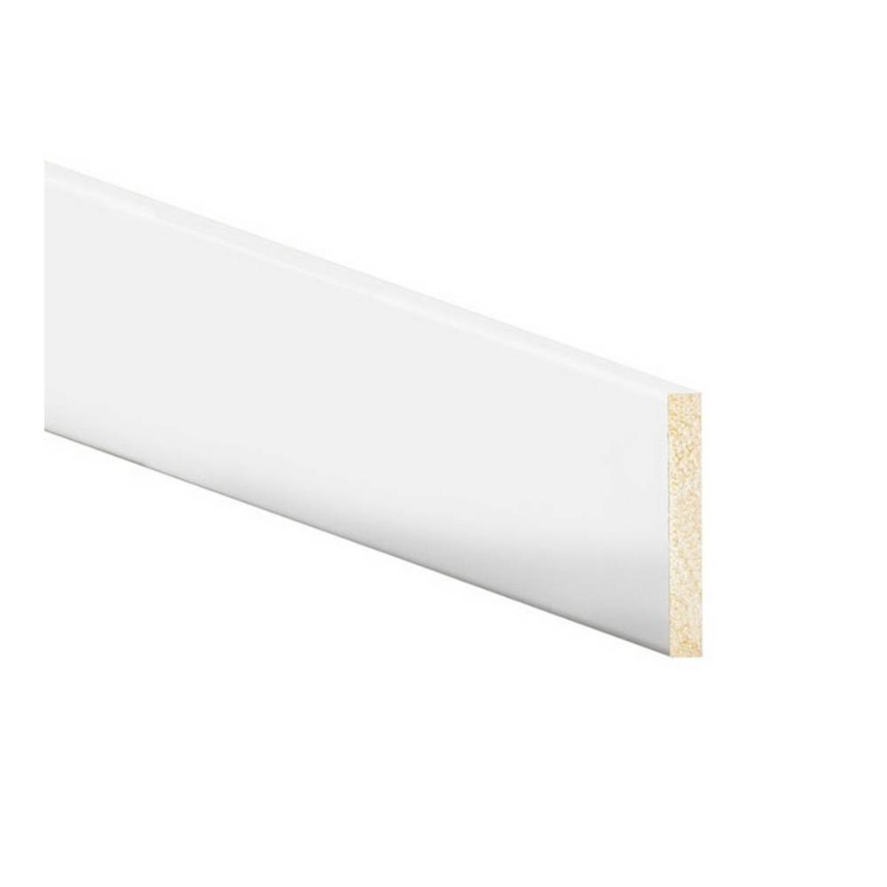 Rodapié de pvc 8 pies blanco inteplast inteplast 10048918