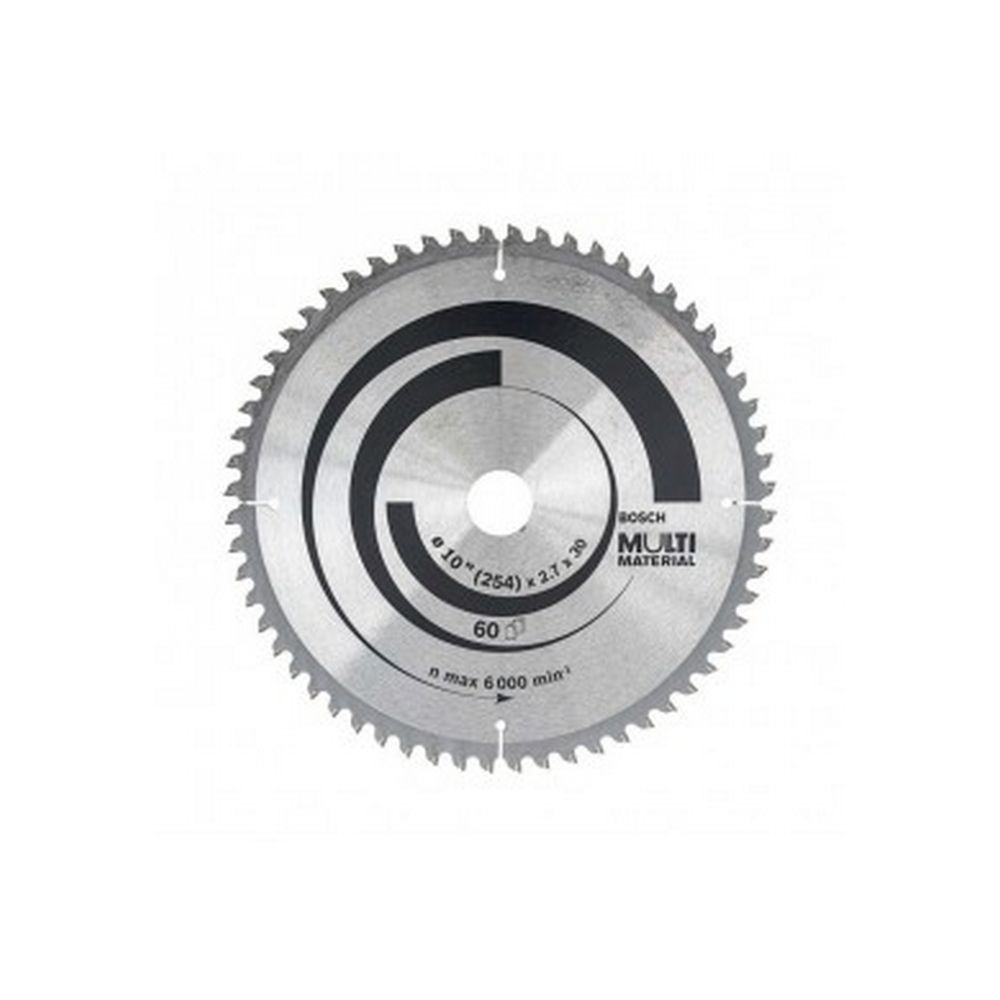 Disco sierra circular 10 pulg (254 mm) 60t multimaterial