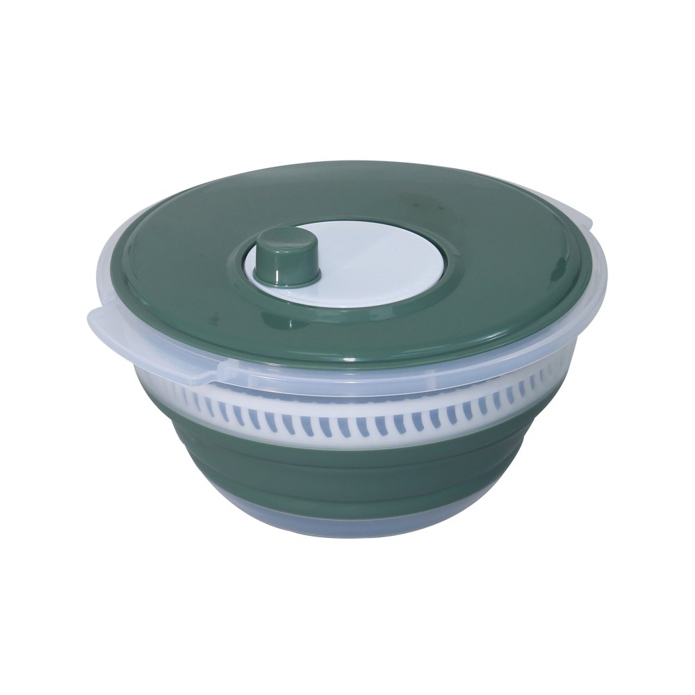 Ensaladera retractil de plastico con tapadera surtido