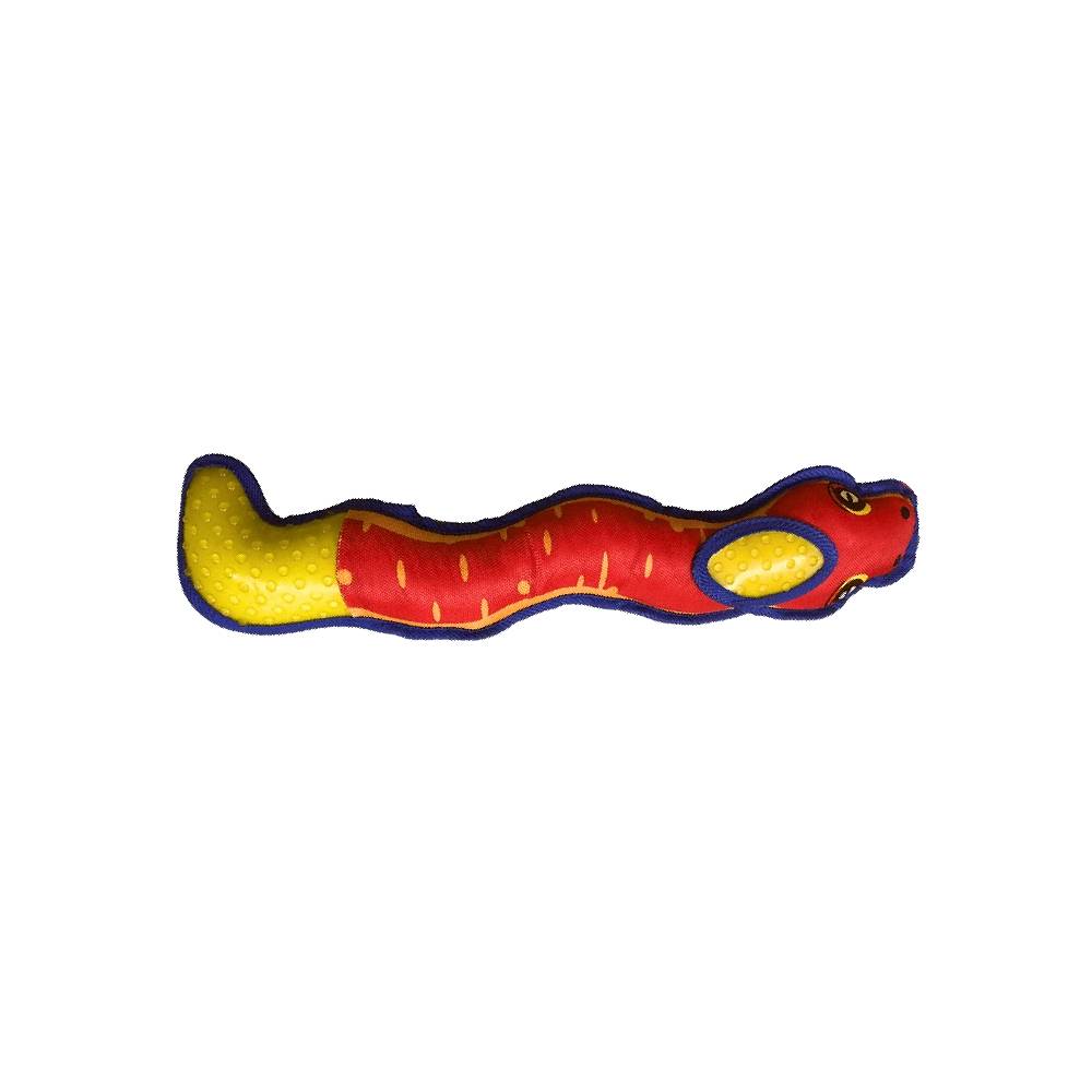 Juguete para mascota de nylon 55.8 cm serpiente tpr roja